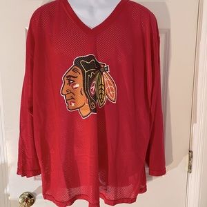 Retro Mountain Dew Chicago Blackhawks SGA jersey shirt. NWOT